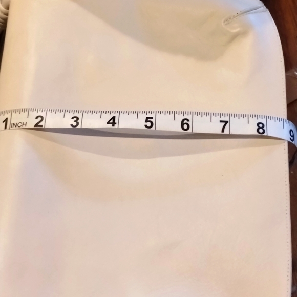 Shoulder Bag Purse -Leather - White -Made in Spain- Hispanitas - Picture 17 of 17